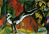 hree Cats by Franz Marc